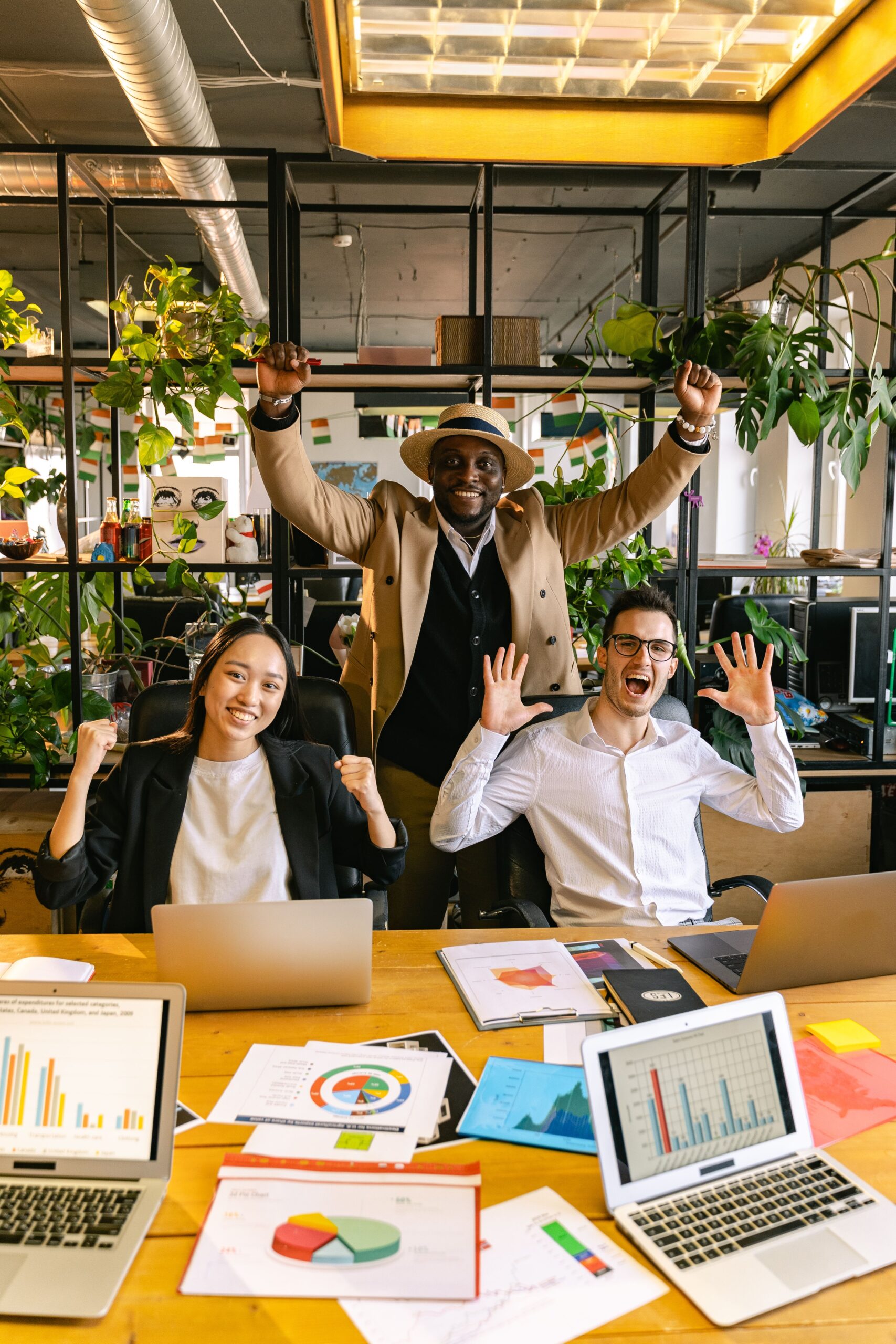 Business team and employee recruiting