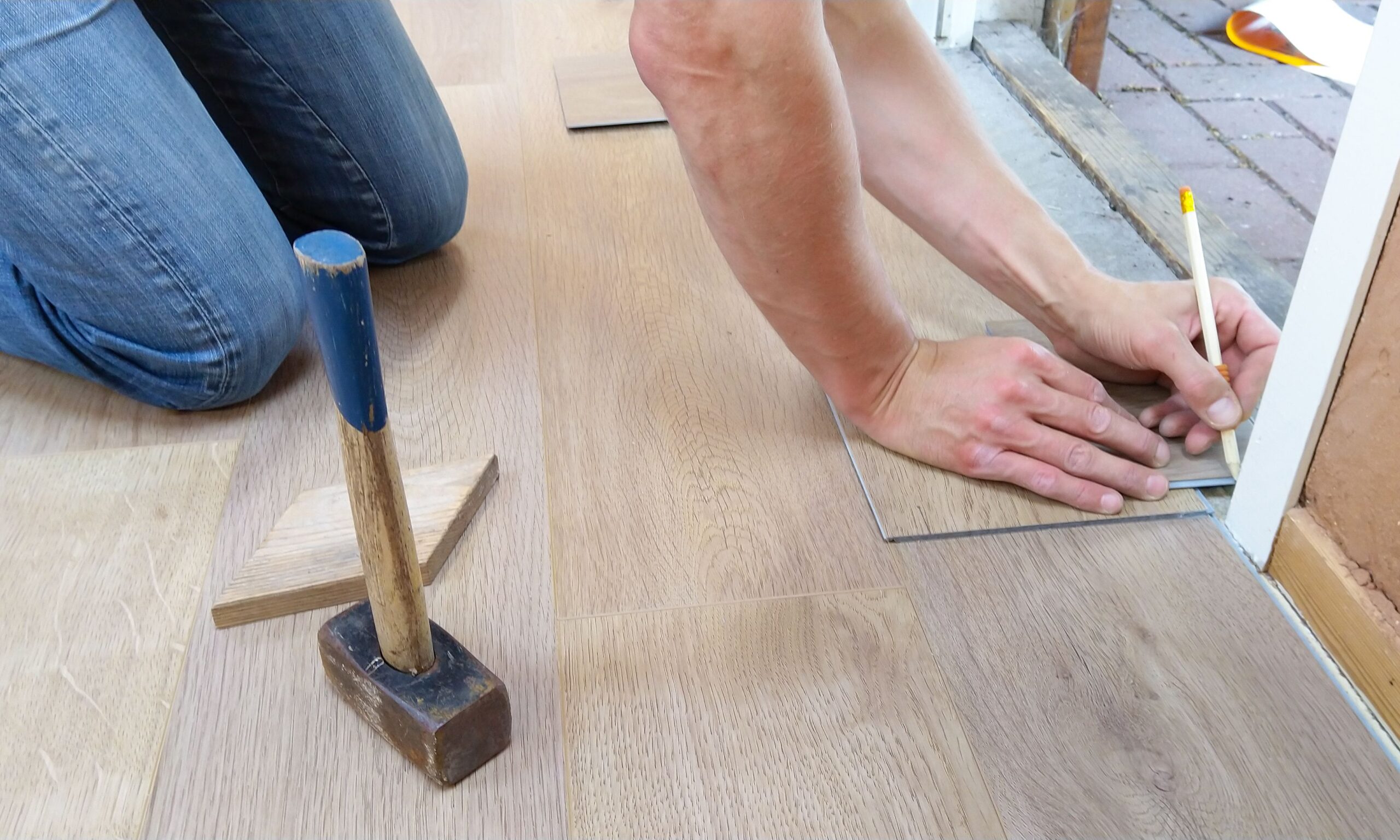 Hardwood flooring installation