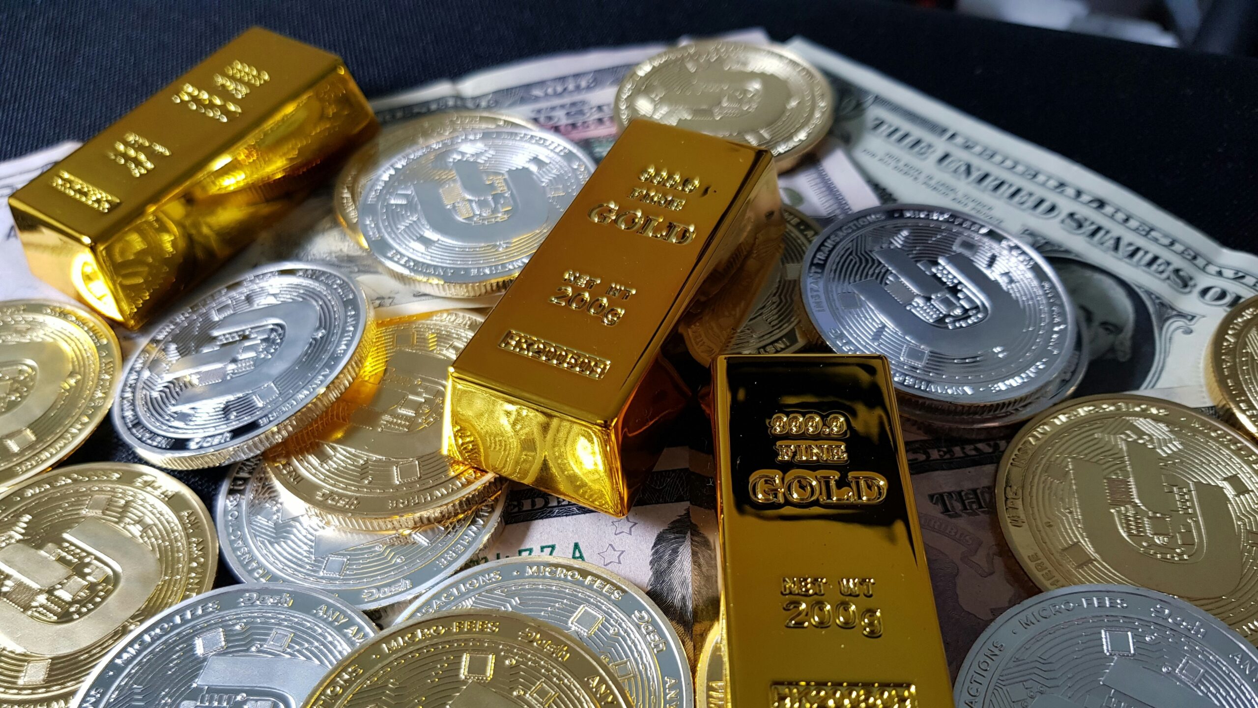 Gold and silver investment bars